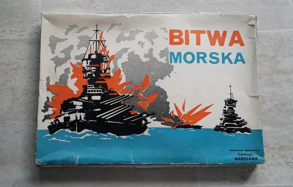 Bitwa morska gra planszowa PRL - historia, zasady i kolekcjonowanie Bitwa morska gra planszowa PRL - historia, zasady i kolekcjonowanie